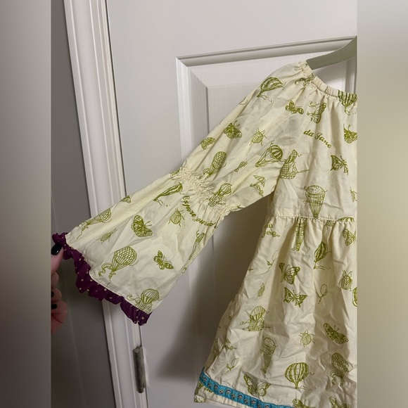 Matilda Jane Paint By Numbers Limelight Peasant Top Size 6 - Picture 2 of 5